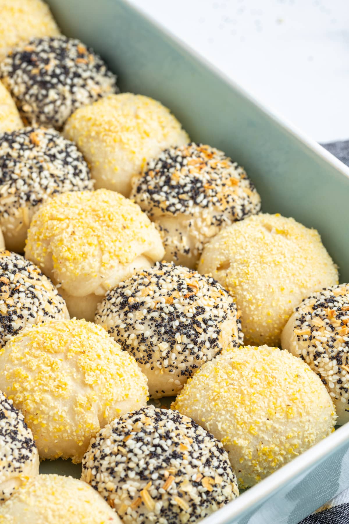 Checkerboard Dinner Rolls 4